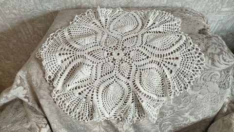Zərif əl işi toxunma dəstmat (napyornik) - Material: pambıq iplə əl — 15 ₼ · Bakı · Mətbəx tekstili Zərif əl işi toxunma dəstmat (napyornik) - Material: pambıq iplə əl — Bakı