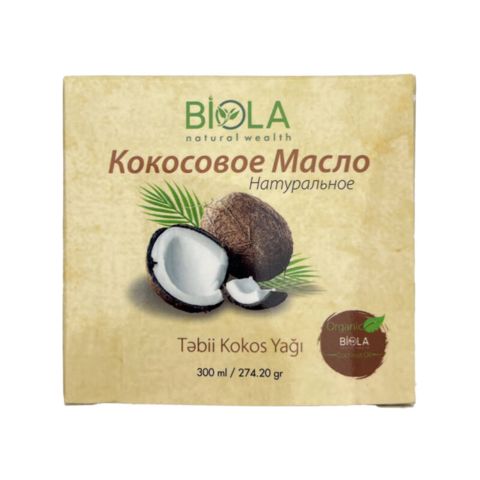 Kokos efir yağı Biola, 300 ml — Bakı