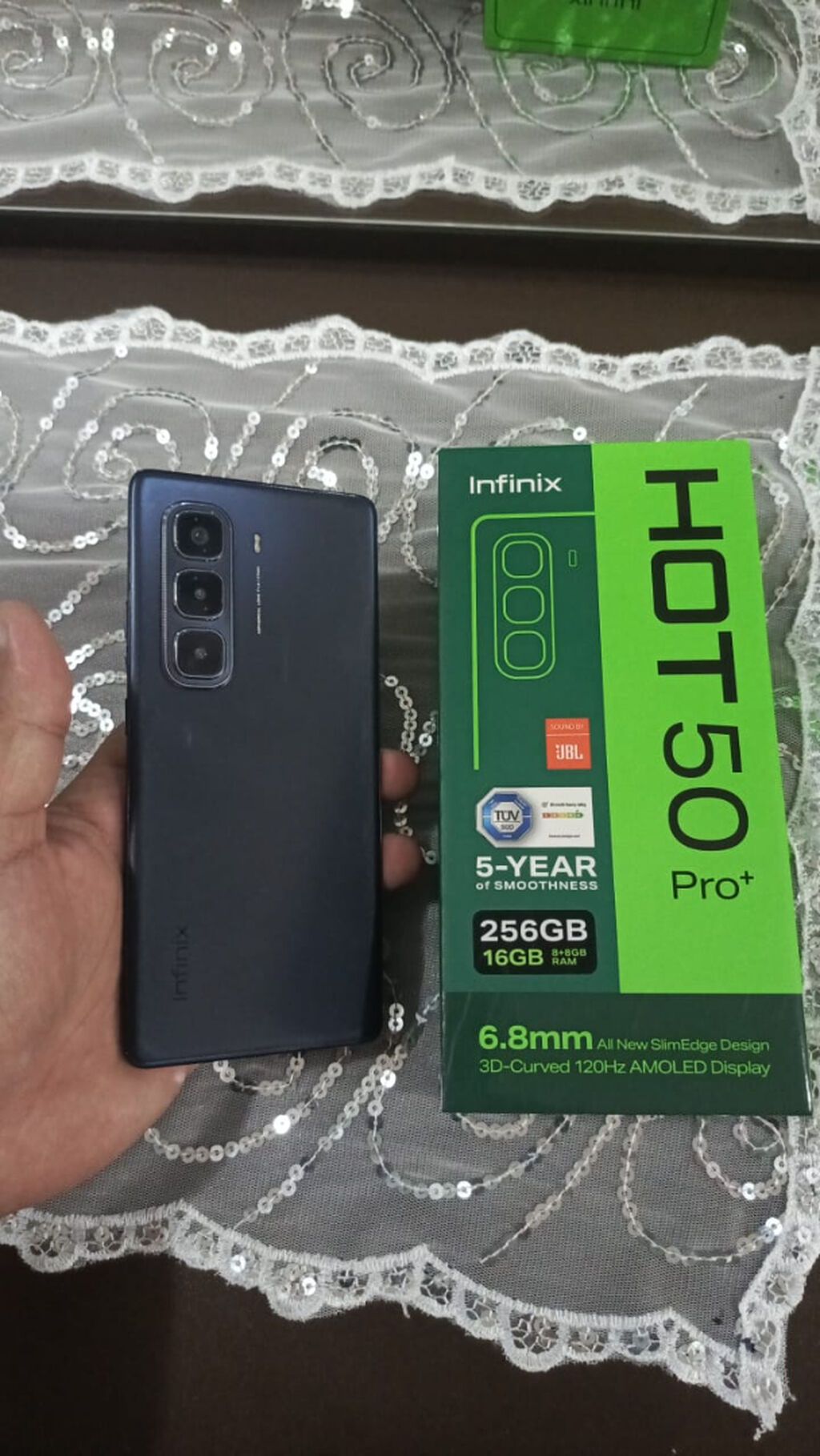 Infinix HOT 50 Pro+, 256 GB, rəng - Qara — Infinix, Mingəçevir (3)