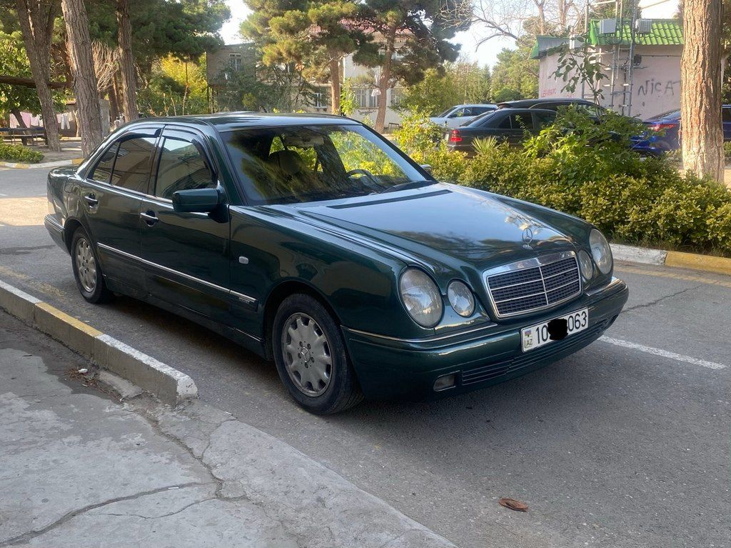 Mercedes E 200, 2.0 L, 1996 il, 555 500 km — Avtomobillər, Sumqayıt (3)