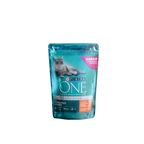 Quru yem Purina One yetkin pişiklər üçün, toyuq və tam taxıl ilə, paket, 200 q — Bakı