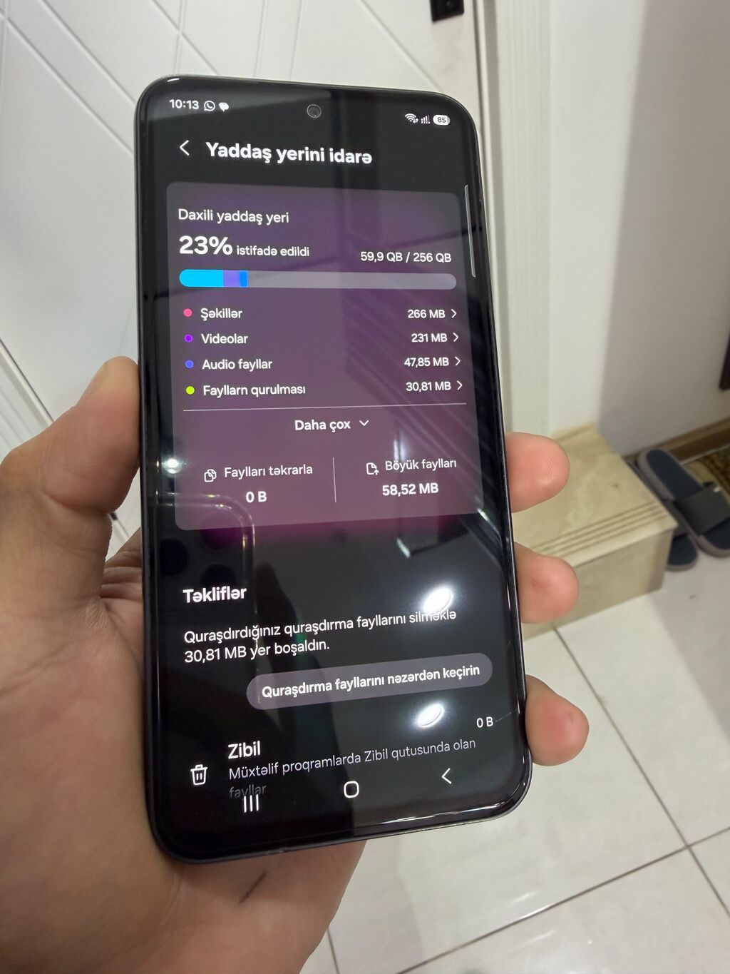 Samsung Galaxy A54 5G, 256 GB, rəng - Boz, İki sim kartlı — Samsung, Quba (4)
