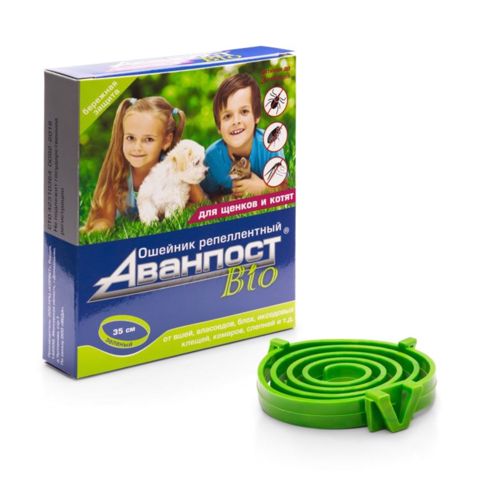 Boyunluq Veda Avanpost Bio pişiklər və itlər üçün, birə və gənə əleyhinə, 35 sm, yaşıl — Bakı