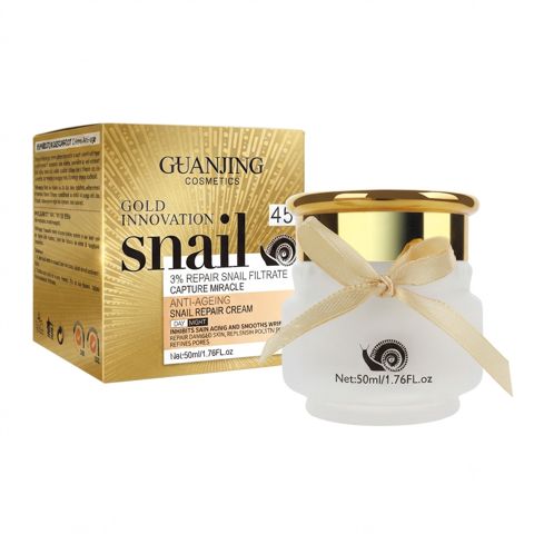 Üz kremi Guanjing Gold Innovation Snail Repair, 50 ml, Yaşlanma əleyhinə qulluq — Bakı