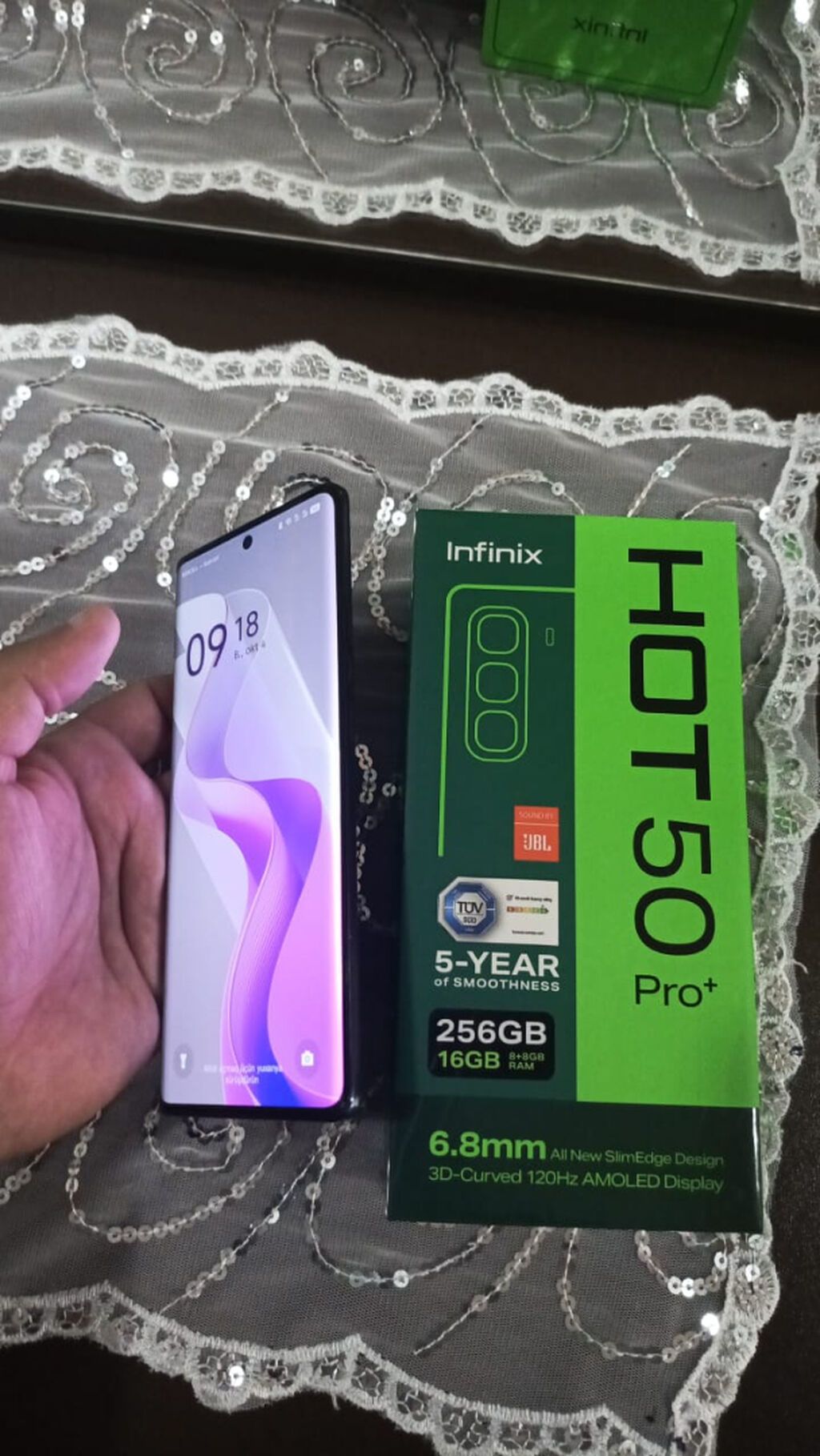Infinix HOT 50 Pro+, 256 GB, rəng - Qara — Infinix, Mingəçevir (4)