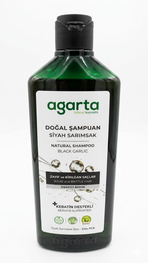 Saç şampunu Agarta Black Garlic 400 ml — Bakı