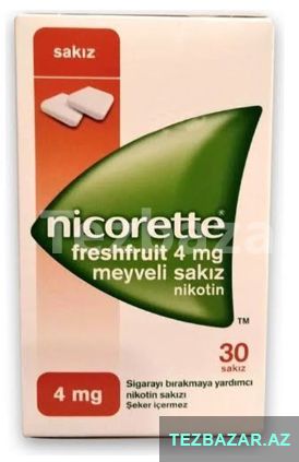 Nikotin saqqız siqareti tergitmek üçün — Gözəllik və səhiyyə, Bakı