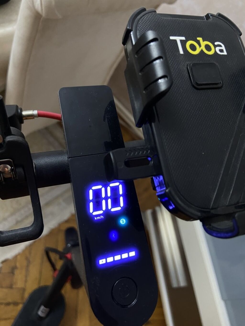 Toba ST-099telefon tutacagı,adaptır sumka su tutacagı üsdünde — Skuterlər, Bakı (2)