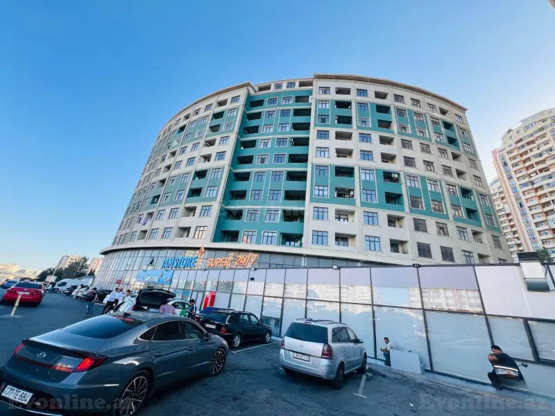 Satılır 2 otaqlı Mənzil Yeni tikili 77 m² Bakı, Nəsimi r., 1-ci mikrorayon — Bakı