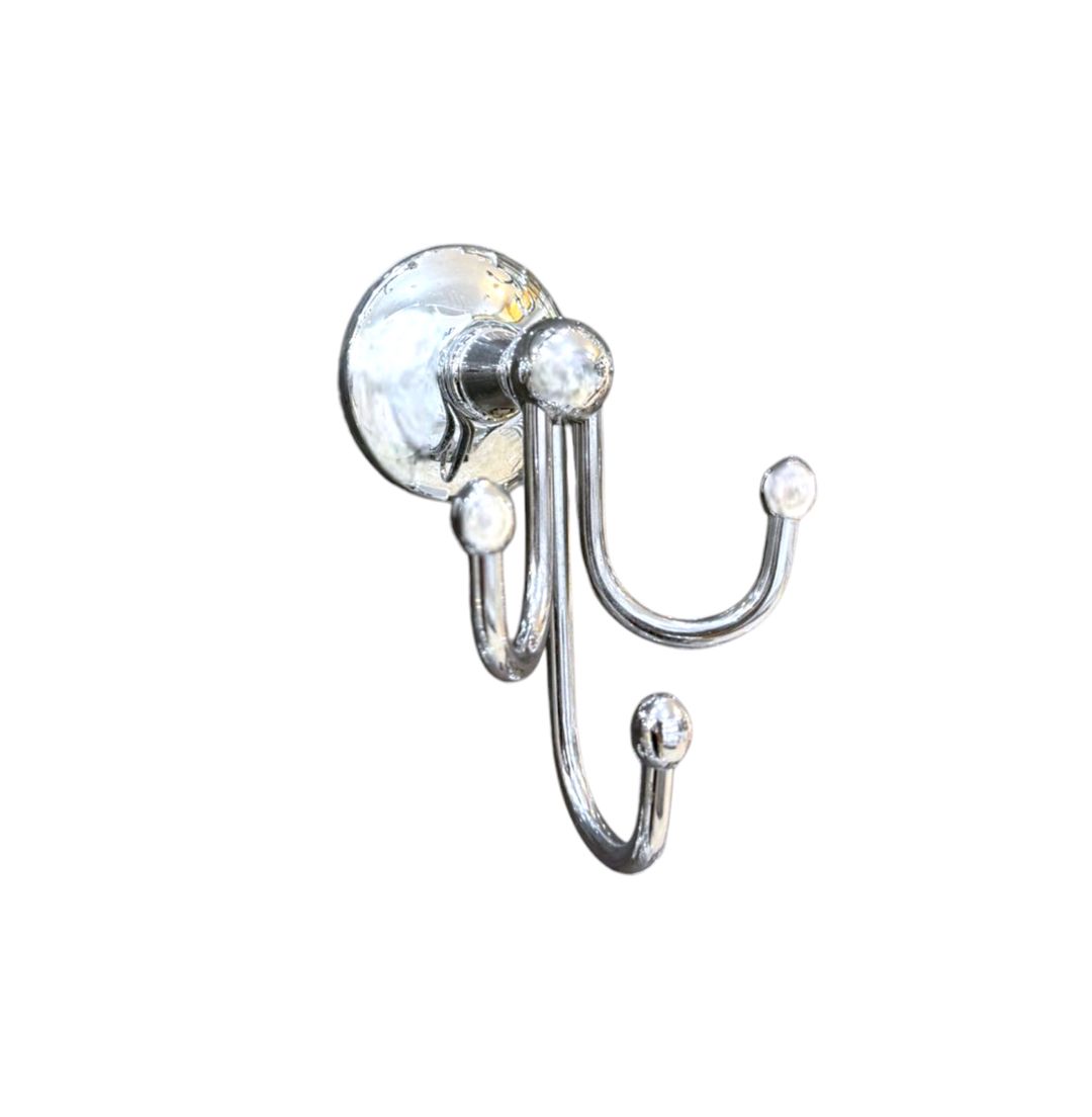 Hamam otağı üçün qarmaq Viya Banyo H-008, paslanmayan polad, gümüşü, 3 əd — Mallar, Bakı