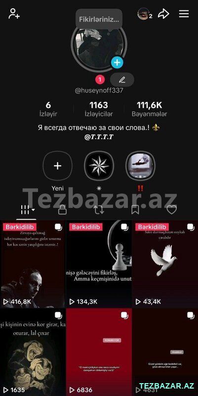 Tiktok səhifəsi — Sumqayıt