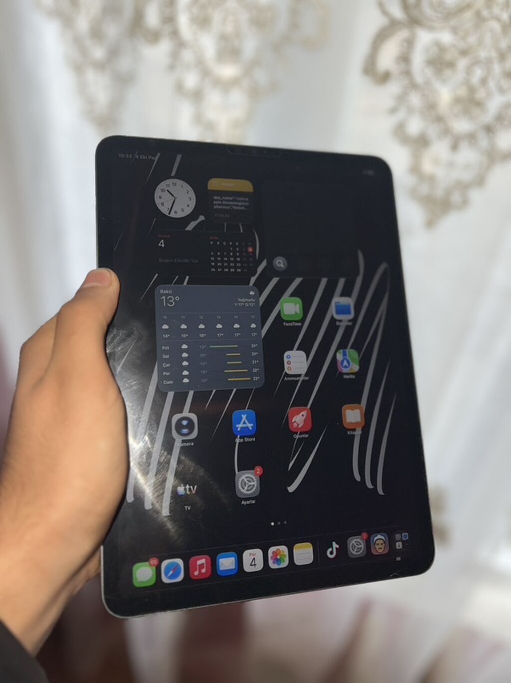 İşlənmiş Apple iPad Pro 11 (2018), 11", 128 GB, Ünvandan götürmə, Ödənişli çatdırılma, Rayonlara çatdırılma — Apple, İmişli (4)