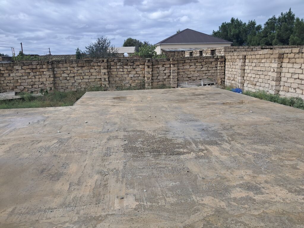 Satılır – hasarlı torpaq sahəsi və hazır beton əsas - Sahə — Torpaq, Bakı (4)