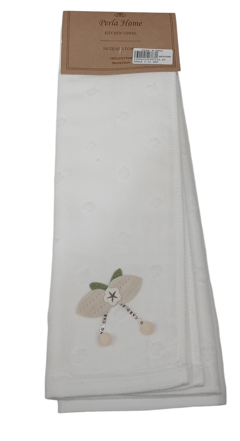 Mətbəx dəsmalı dəsti 71172549, krem, 35x75 sm, 2 əd — Mallar, Bakı