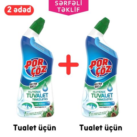 Tualet üçün təmizləyici gel Por Çöz şam qozası, 1500 ml — Bakı