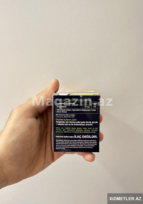 Nutraxin Zinc 15mg Sink - Qida əlavəsi — Gözəllik və səhiyyə, Bakı (2)