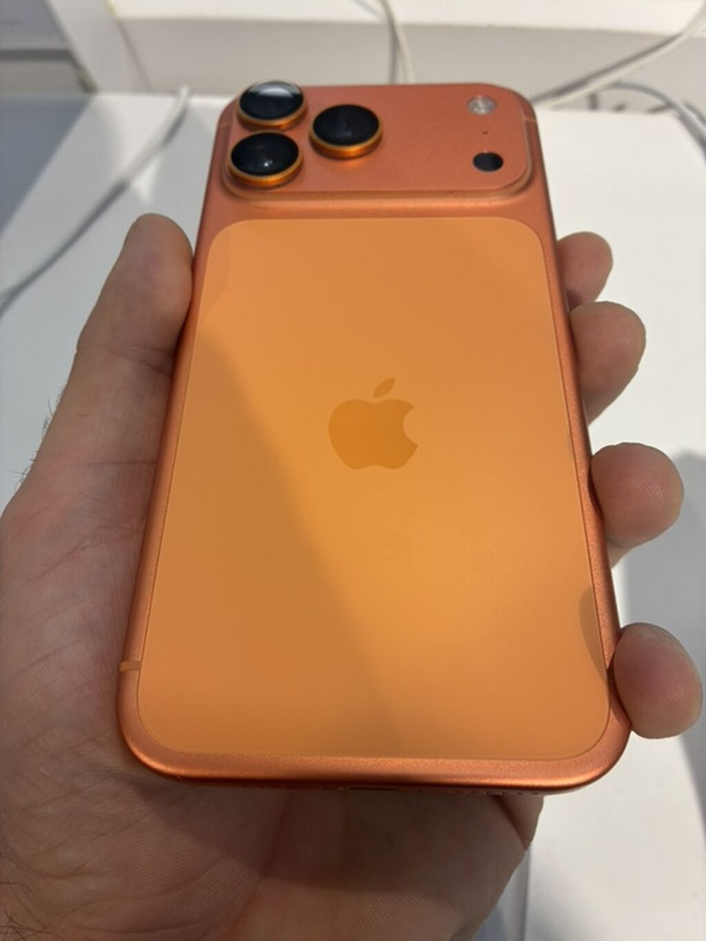 IPhone 17 Pro Max, 256 GB, Narıncı, Zəmanət, Simsiz şarj, Face ID — Apple iPhone, Bakı (5)