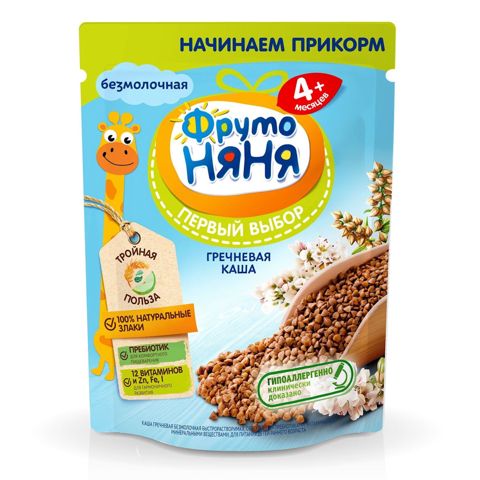 Südsüz qarabaşaq sıyıq ФрутоНяня, 4+ ay, 200 q — Bakı