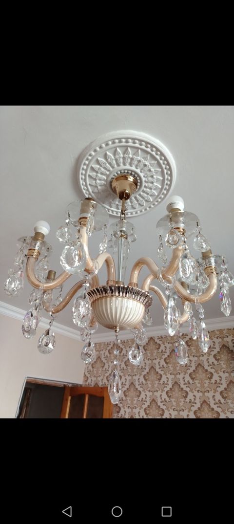 Çılçıraq, 8 lampa, Şüşə — Bakı