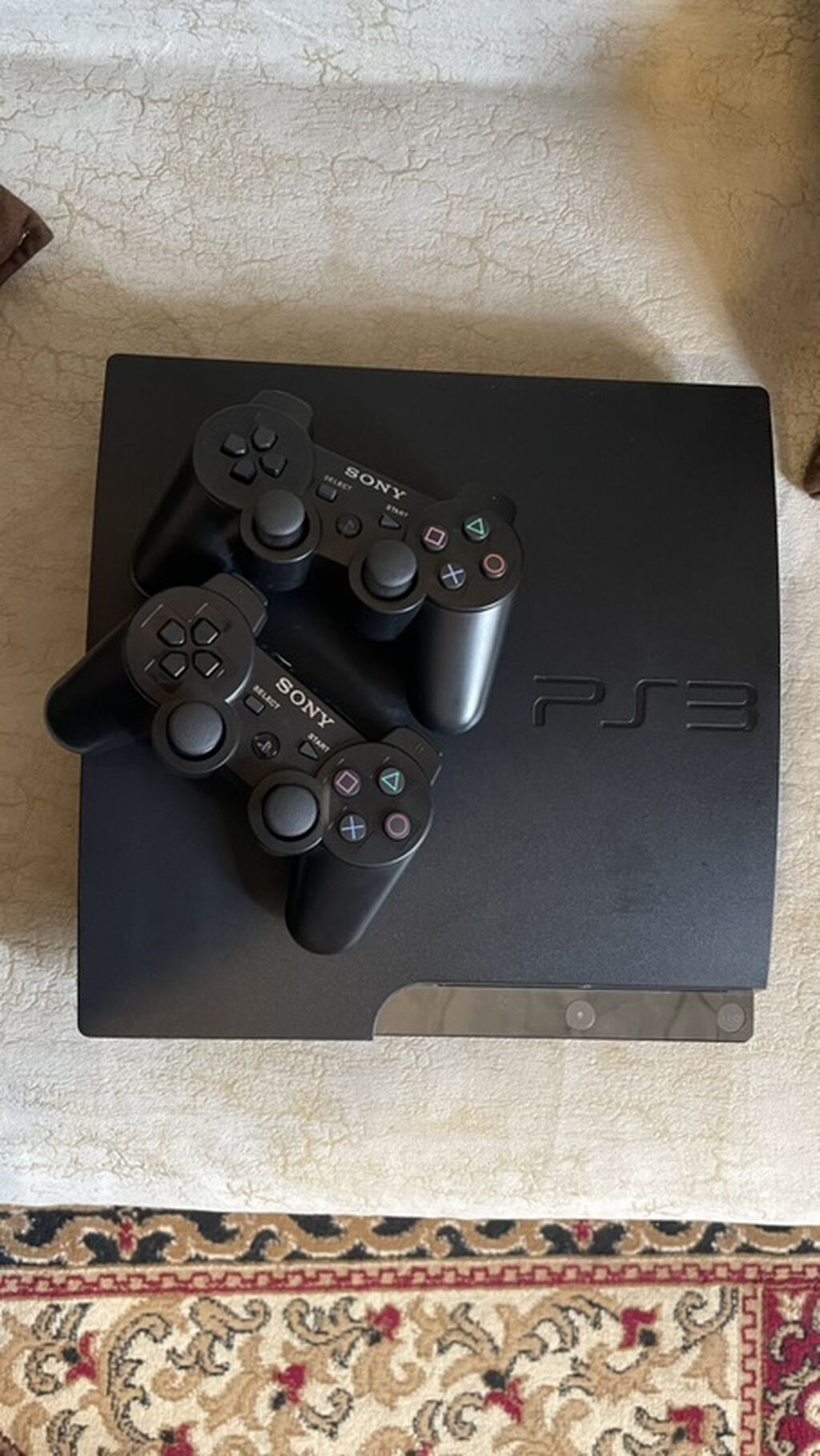 Sony PlayStation 3 (PS3) Slim oyun konsolu 2 Pult Üstnde Verirlir — Oyun konsolları, Xırdalan