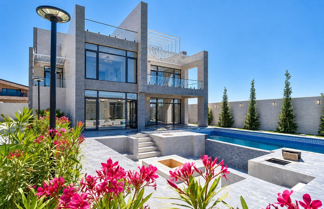Satılır 6 otaqlı həyət evi/bağ evi 430 m² — Ev, villa, Bakı (3)