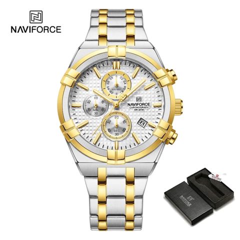 Kişi qol saatı NaviForce NF 8042 S/W/G — Bakı