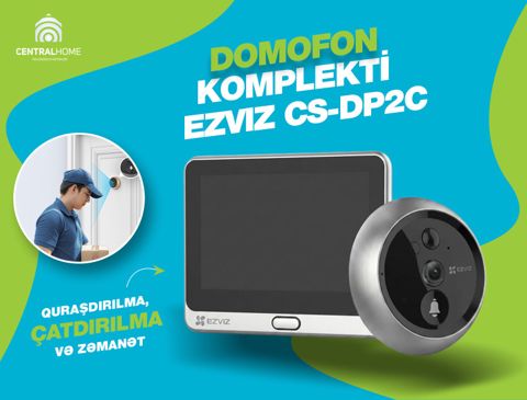 Domofon komplekti Ezvız CS-DP2C — Bakı