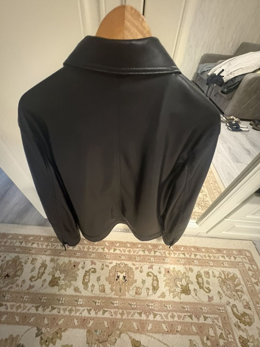 Kurtka, Dəri, Payız, Bershka, L — Kurtkalar, Bakı (3)