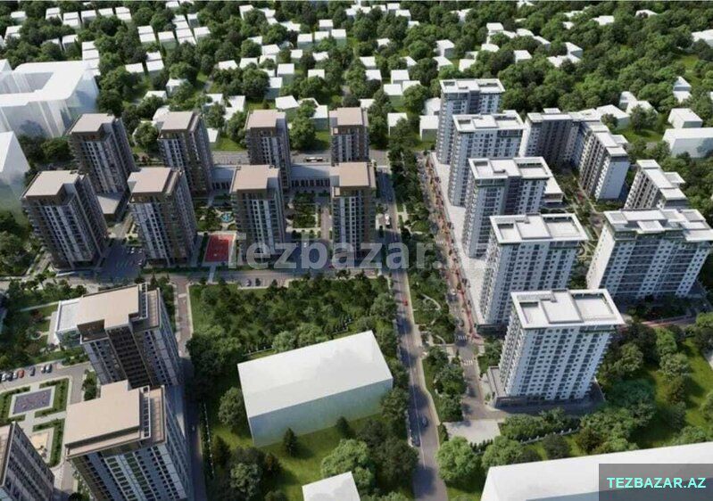 Satılır 3 otaqlı yeni tikili 120.3 m², İnşaatçılar m — Mənzil, Bakı (9)