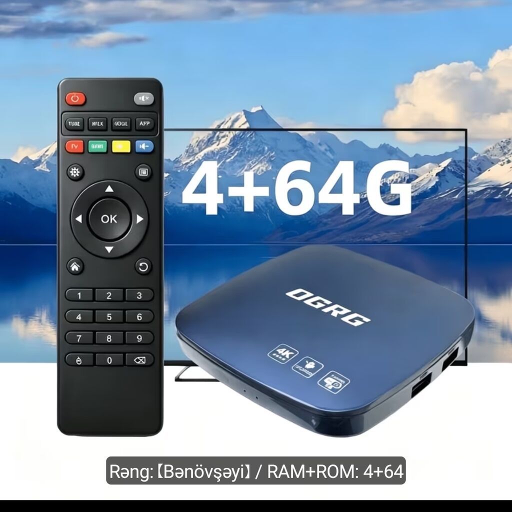 Ogrg Android TV Box – Android 14.0 - Ən son Android 14.0 sistemi — TV qabları və media pleyer, Digah (7)