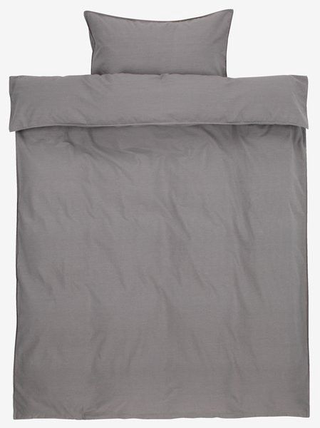 Yataq dəsti Jysk Sanne, yorğan üzü 155x220 sm, pambıq, boz — Mallar, Bakı