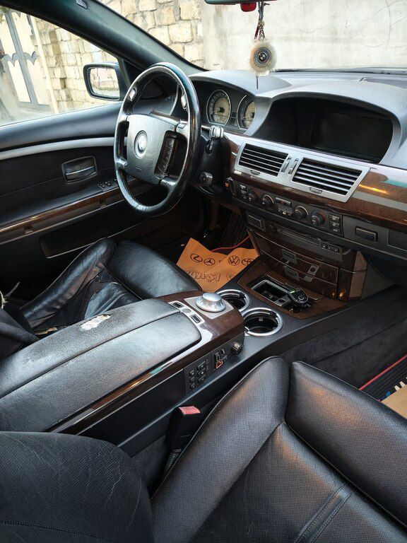 BMW 745, 4.4 L, 2003 il, 336 000 km — Avtomobillər, Bakı (6)