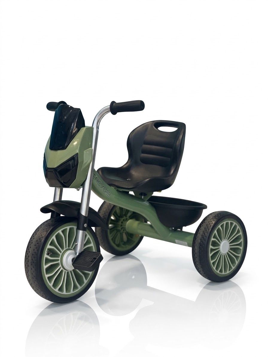 Uşaqlar üçün üçtəkərli velosiped 25621987, 1-5 yaş, yaşıl — Mallar, Bakı
