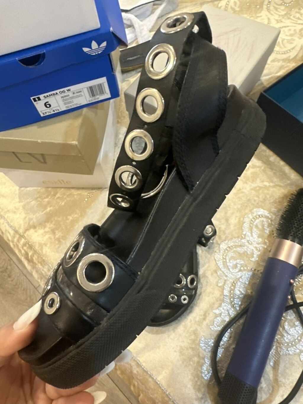 Brend: Diesel Model: Qadın sandalları, platformalı Təsvir: - Rəng — Sandal, Bakı (3)