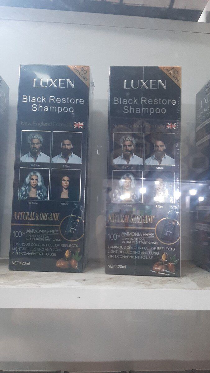 Saç qaraldan şampun Luxen Black Restore 420 ml — Gözəllik və səhiyyə, Bakı (9)