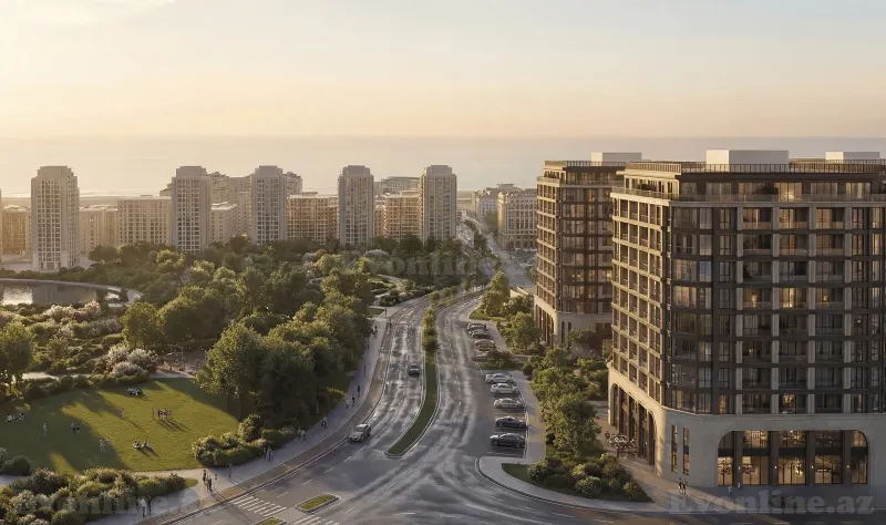 Satılır 1 otaqlı Mənzil Yeni tikili 45.7 m² Bakı, Sabunçu r., Sea Breeze — Mənzil, Bakı (2)