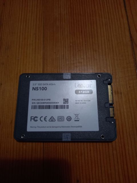 Lexar NS100 512GB SSD satılır. Noutbuk və ya kompüterdə sistem diski — Bakı