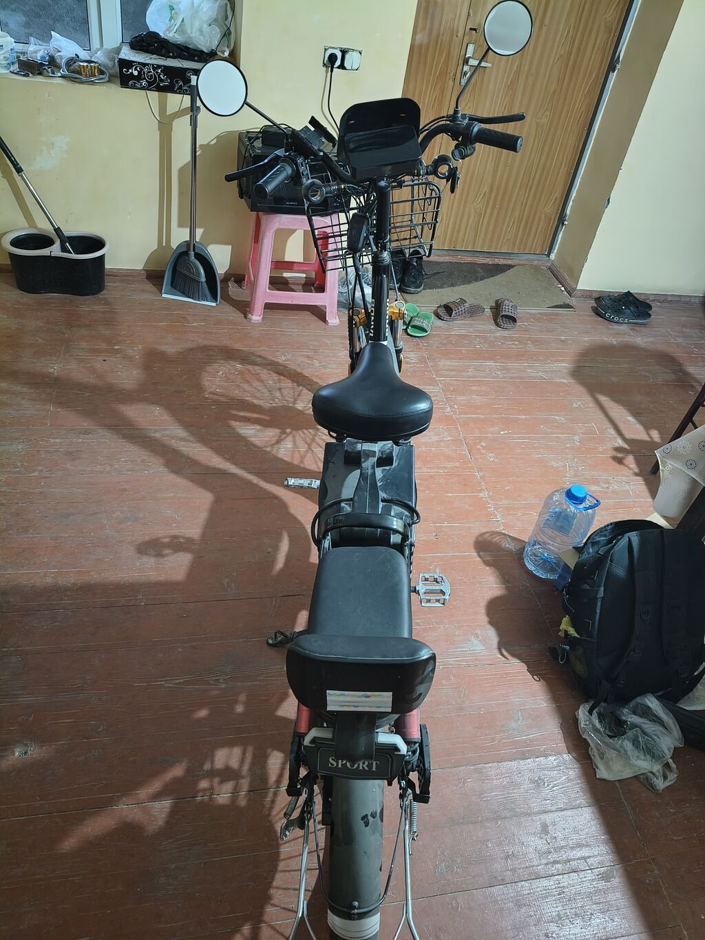 Salam, satılır elektro velosiped, sürəti yaxşı di, adapteri var,galan — Mopedlər və skuterlər, Gəncə (2)