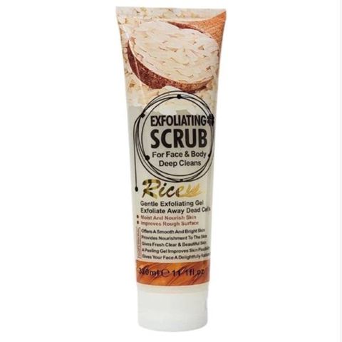 Skrab Wokali, Exfoliante Scrub for Face and Body Deep Cleans Rice, 320 ml — Bakı