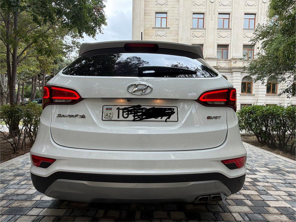 Hyundai Santa Fe, 2.2 L, 2017 il, 195 000 km — Avtomobillər, Bakı (4)