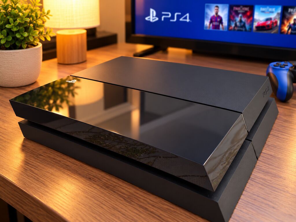 PlayStation 4 (PS4) – Əla vəziyyətdə PlayStation 4 çox az istifadə — Oyun konsolları, Bakı (2)