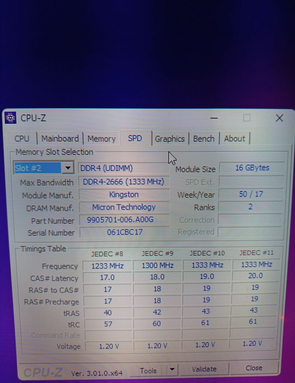 Operativ yaddaş (RAM) Samsung, 32 GB, 2666 Mhz, DDR4, PC üçün, İşlənmiş — Operativ yaddaş, Bakı (3)