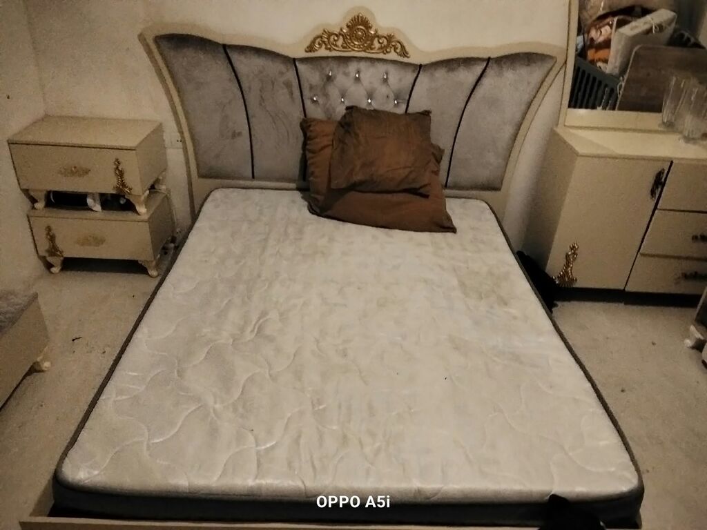 Yataq dəsti satılır qiyməti 450 manat dəstə daxildi dolab taxt — Yataq otağı mobilya dəstləri, Mehdiabad (6)