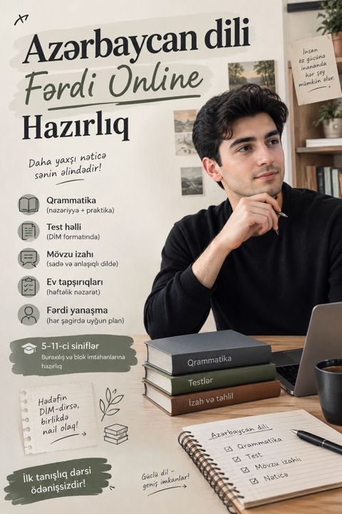 Xidmət: Azərbaycan dili – Fərdi Online Hazırlıq Təsvir: - Qrammatika — Digah