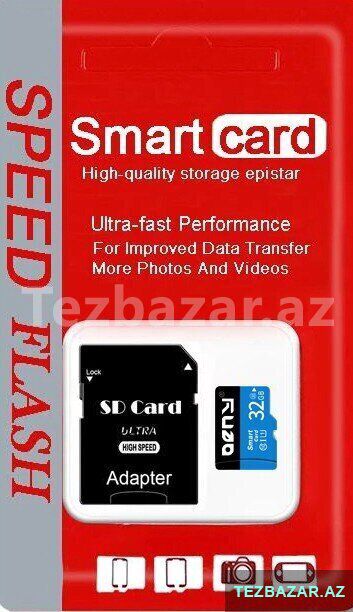 Yaddaş kartları Sd kart 32 Gb — Periferik cihazlar, Bakı (4)