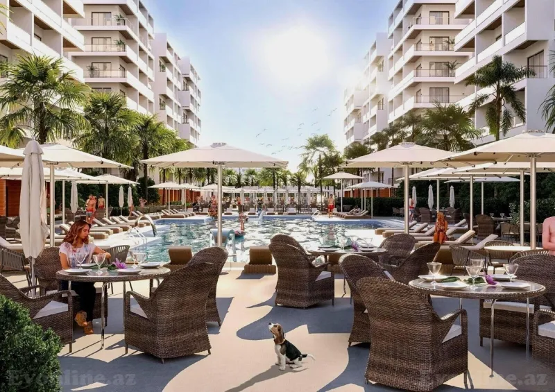 Satılır 1 otaqlı Mənzil Yeni tikili 56.8 m² Bakı, Sabunçu r., Sea Breeze — Mənzil, Bakı (5)