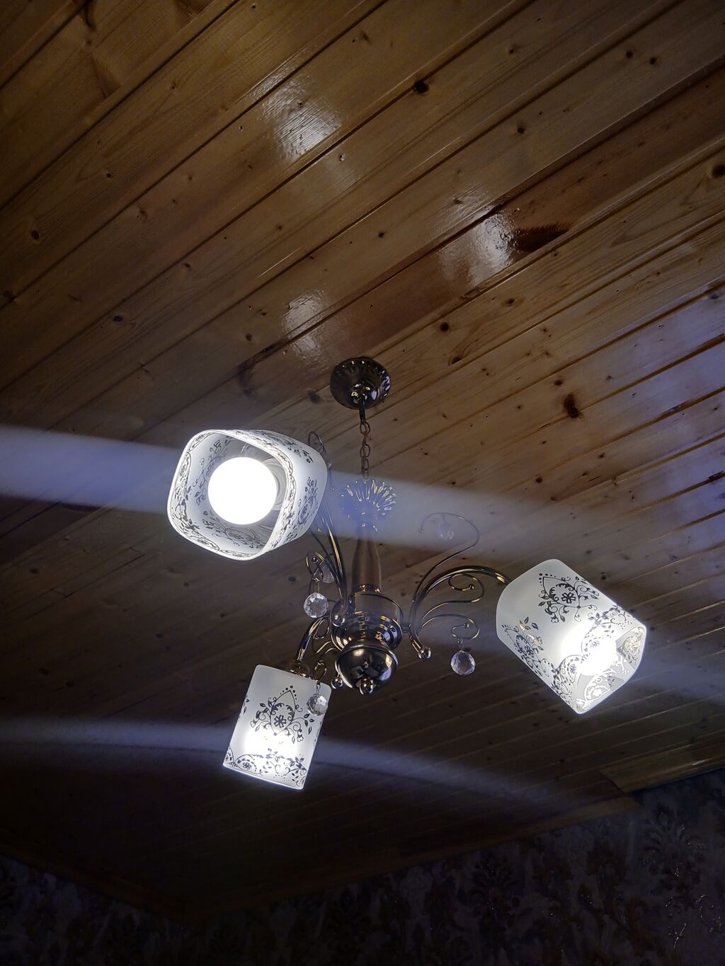 Çılçıraq, 3 lampa, Metal — Tavan is?qlar? v? cilc?raqlar, Bakı (2)