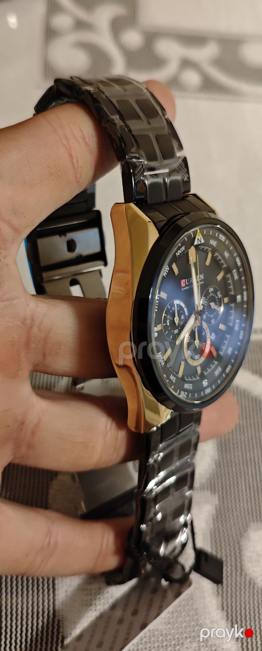 Curren Chronograph Saatı - Siyah Rəngində — Qol saatları, Bakı (3)