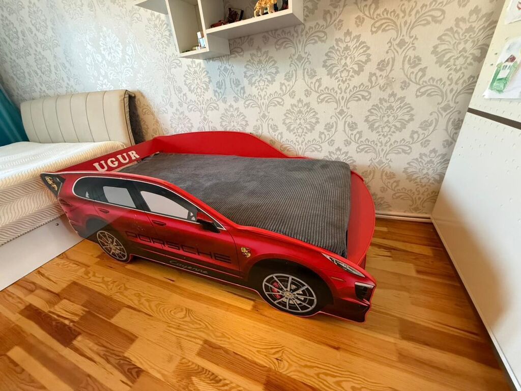 Uşaq üçün avtomobil formasında çarpayı – Porsche Cayenne dizaynı — Yataqlar, Bakı (2)