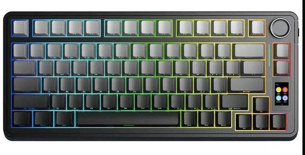 Satışda — Aula S75 Pro və Aula F87 Aula S75 Pro (qara) Kompakt 75% — Klaviaturalar və siçanlar, Bakı (2)